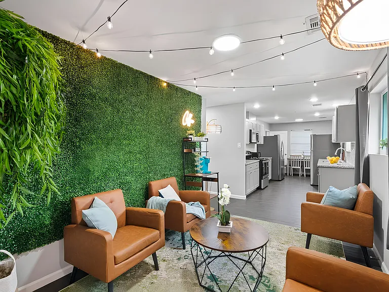 Gorgeous living area to read or drink a nice cup of coffee!