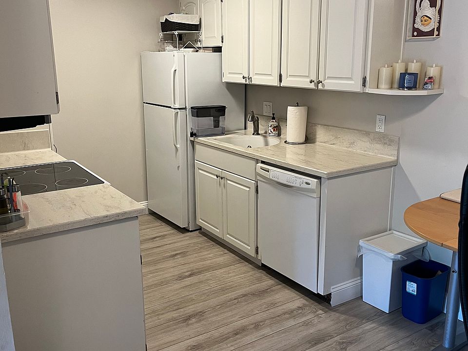 Kitchen with new hardwood floors