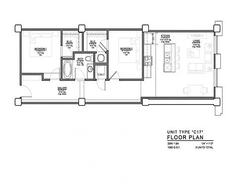 Floor plan D-C17