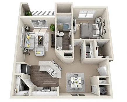 Floor plan A1 - The Madison