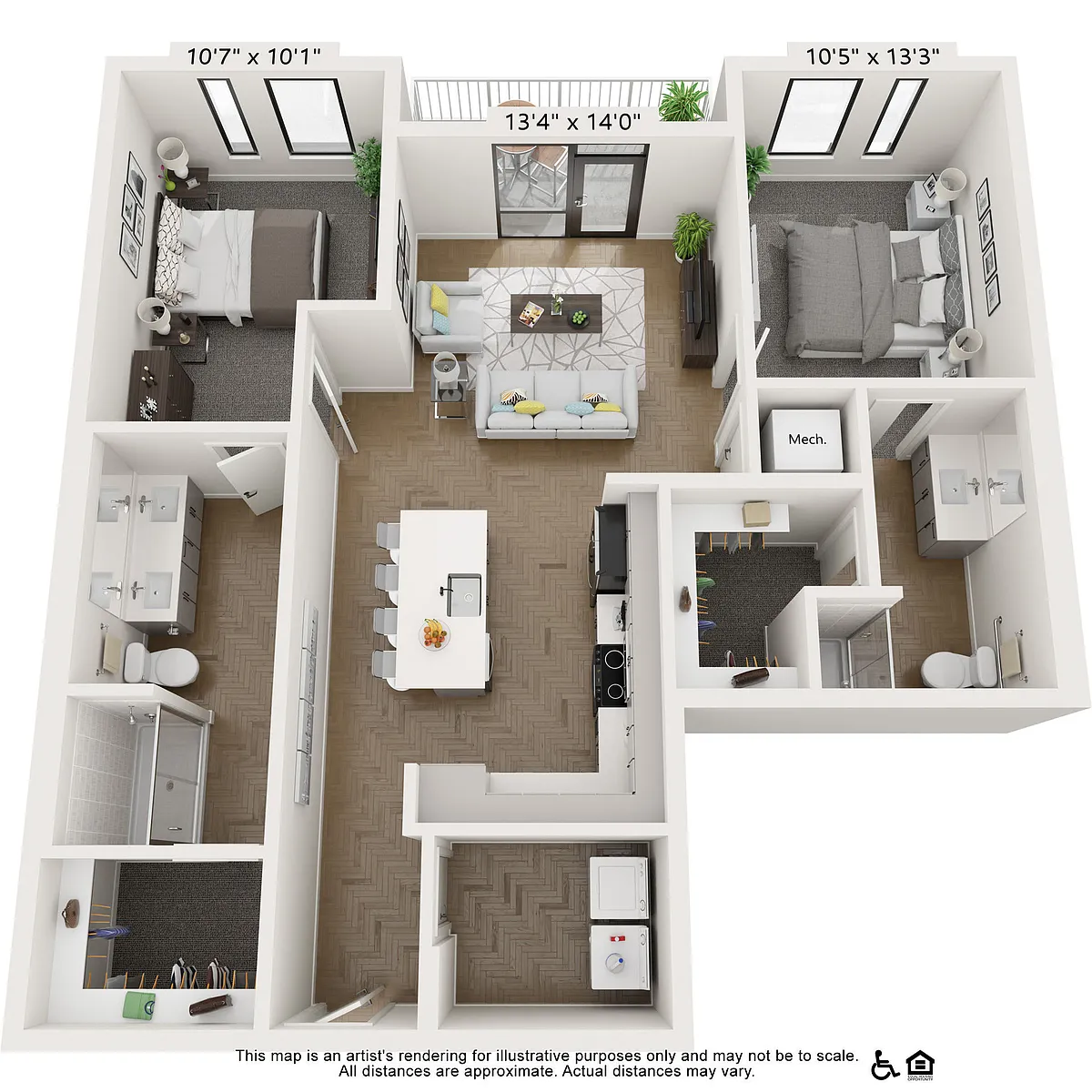 Floor plan B3