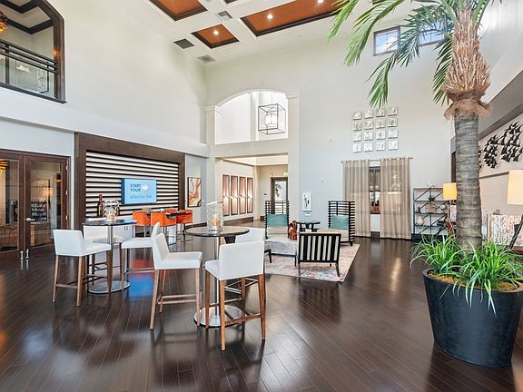 Dual-tier clubhouse with party room