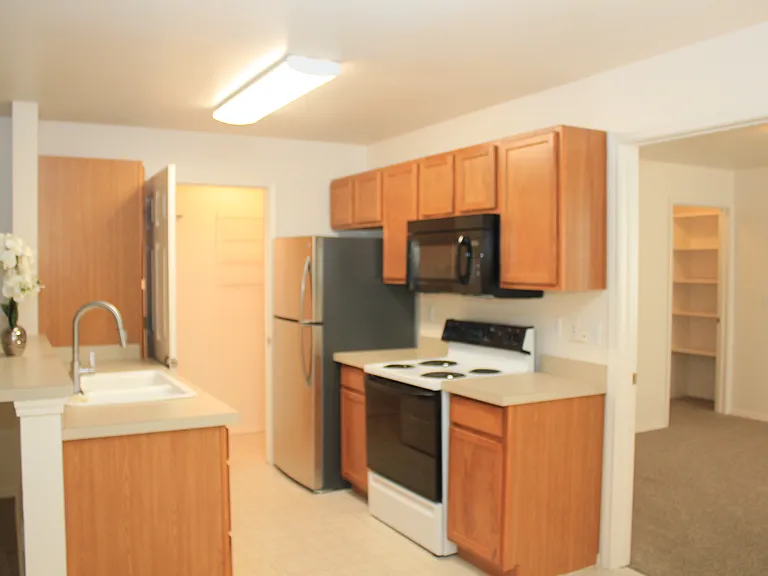 Kitchen with abundant counter & storage space
