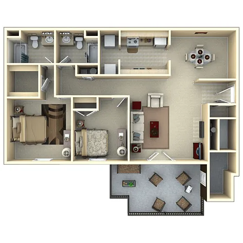 Floor plan The Laurel Oak