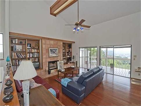 Living Room: The living room does invite the most amazing views into the home.
