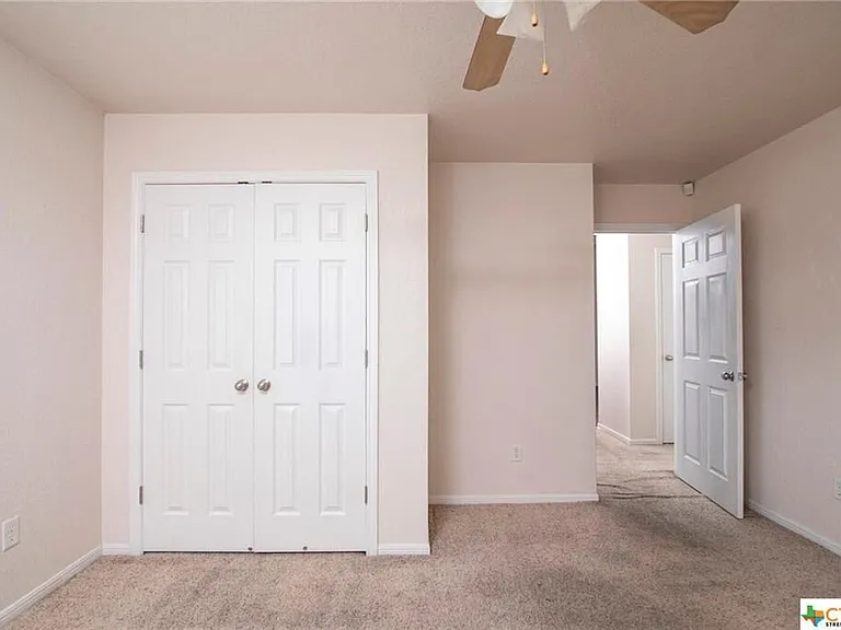 Bedroom #3 with ceiling fan