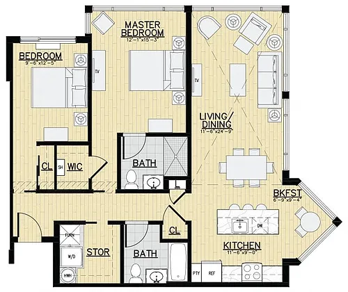 Floor plan C1