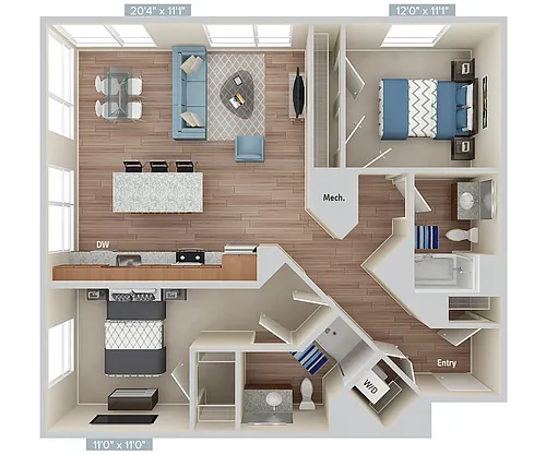 Floor plan 443