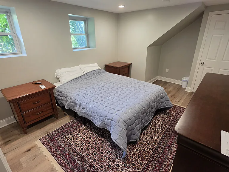 3rd bedroom with mini split and large dresser