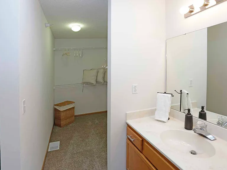 Walk-in and large closets