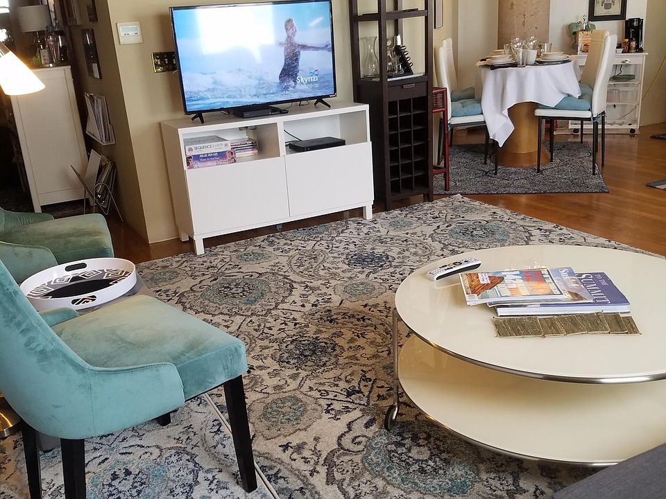 HDTV Streaming Chromecast TV. Also TVs in each bedroom.