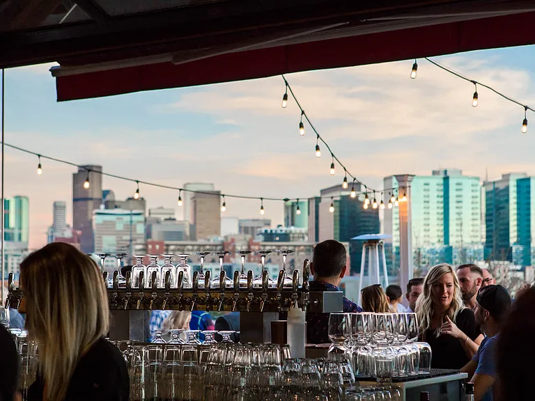 Happy hours with stunning city view