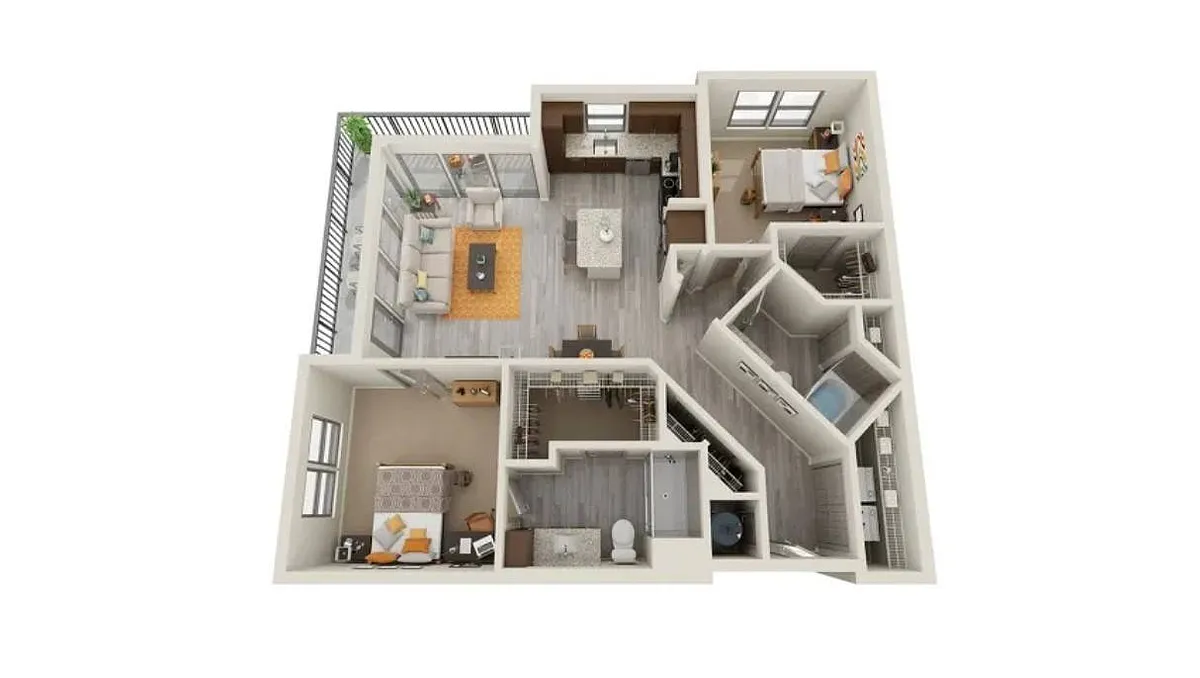 Floor plan The Sunset