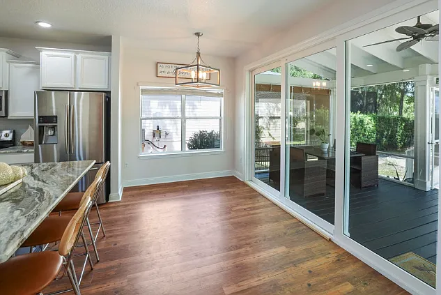 Dining Area Opens to Screened Porch