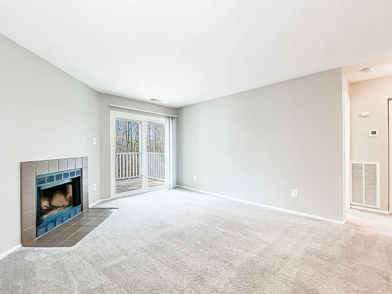 Updated Living Room with Fireplace