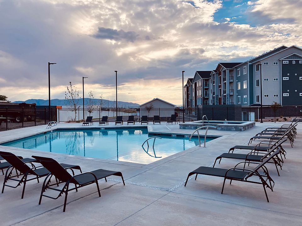 Pool & hot tub sunset