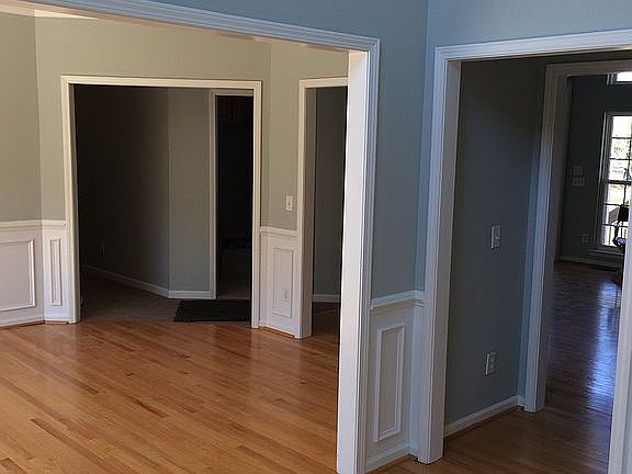 Dining room with hardwoods