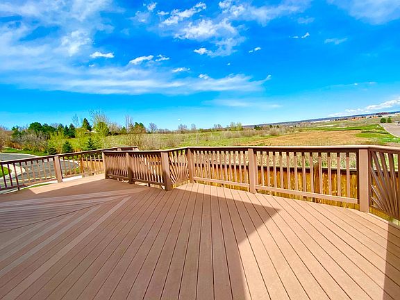 Huge deck over looking open space