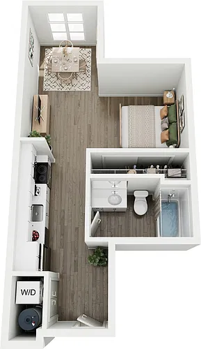 Floor plan Studio B MULTE