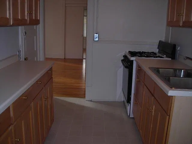 Kitchen, toward living room.