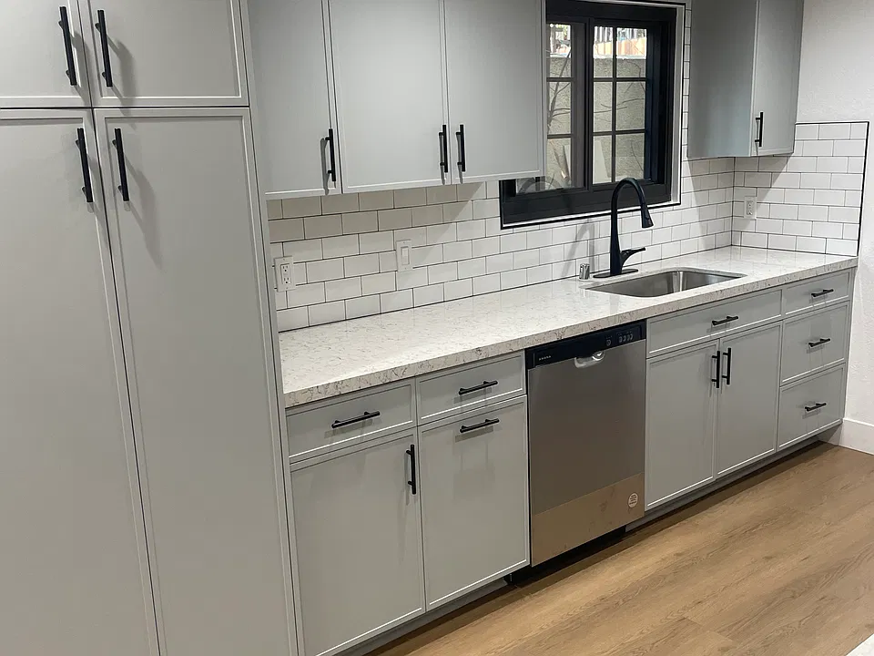 One side of kitchen