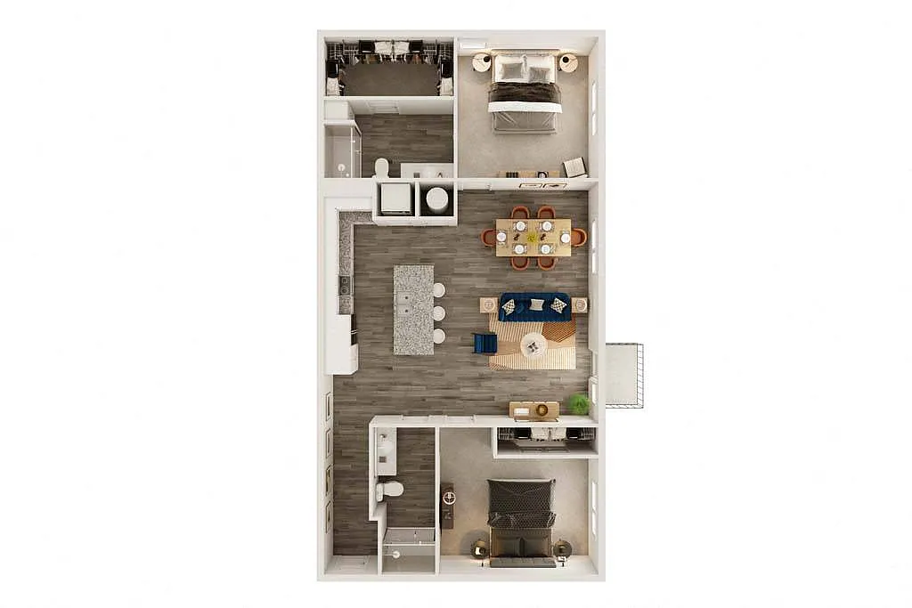 Floor plan B7 - SECOND AVE
