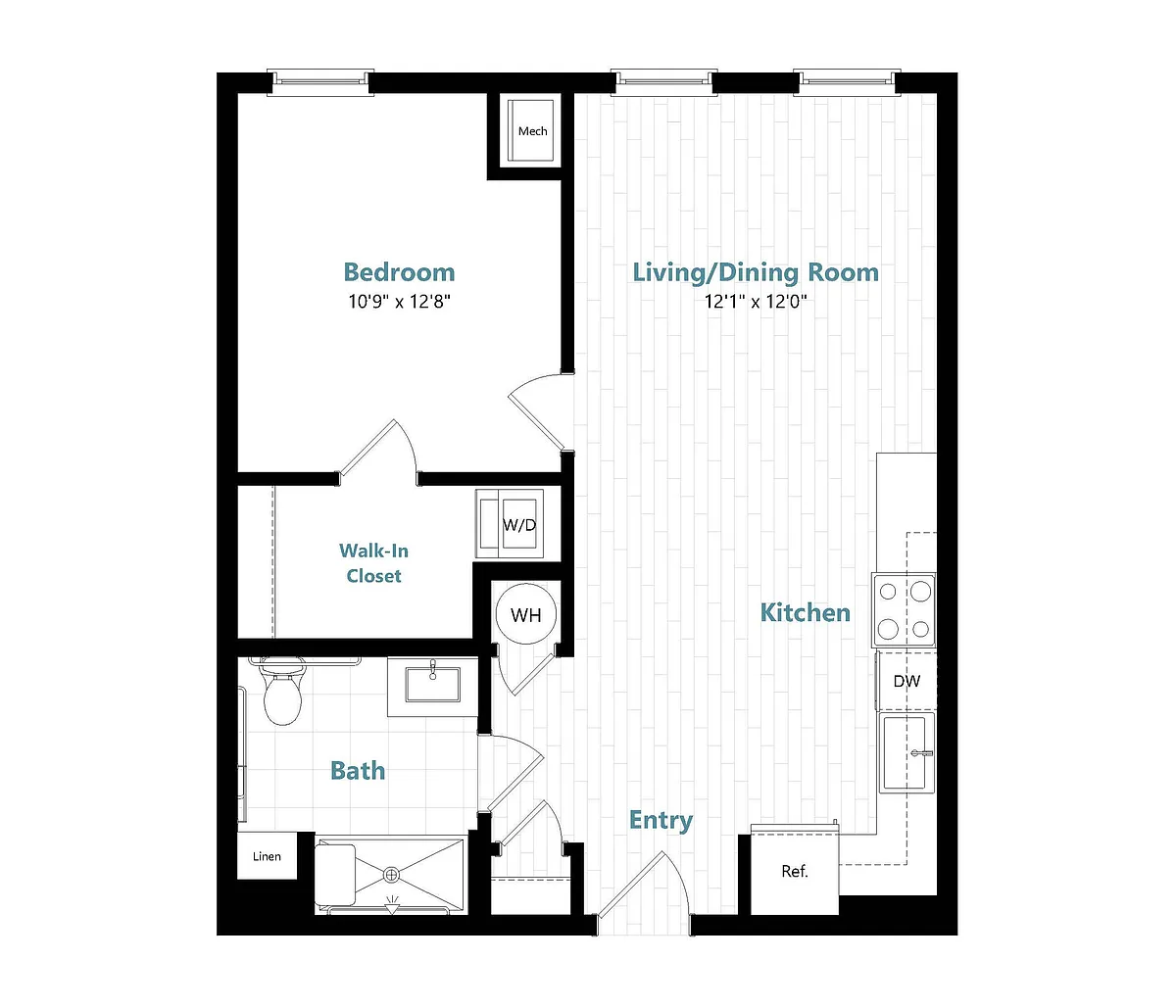Floor plan A1 2A