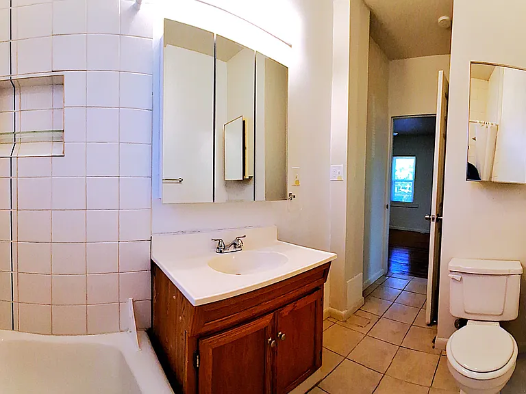 bathroom from shower