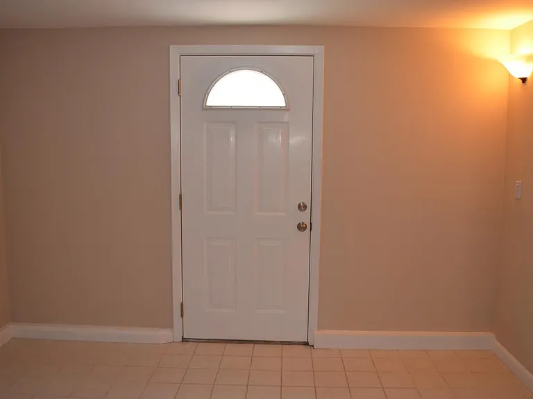 Foyer and front door