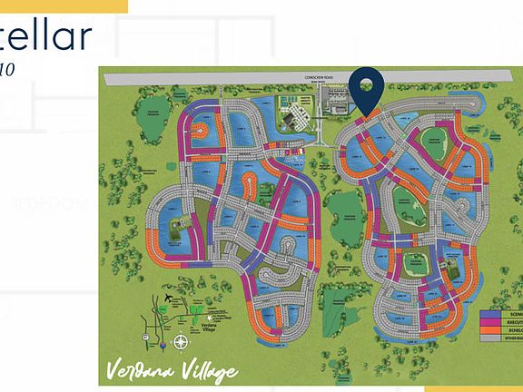 Location of this home within Verdana Village
