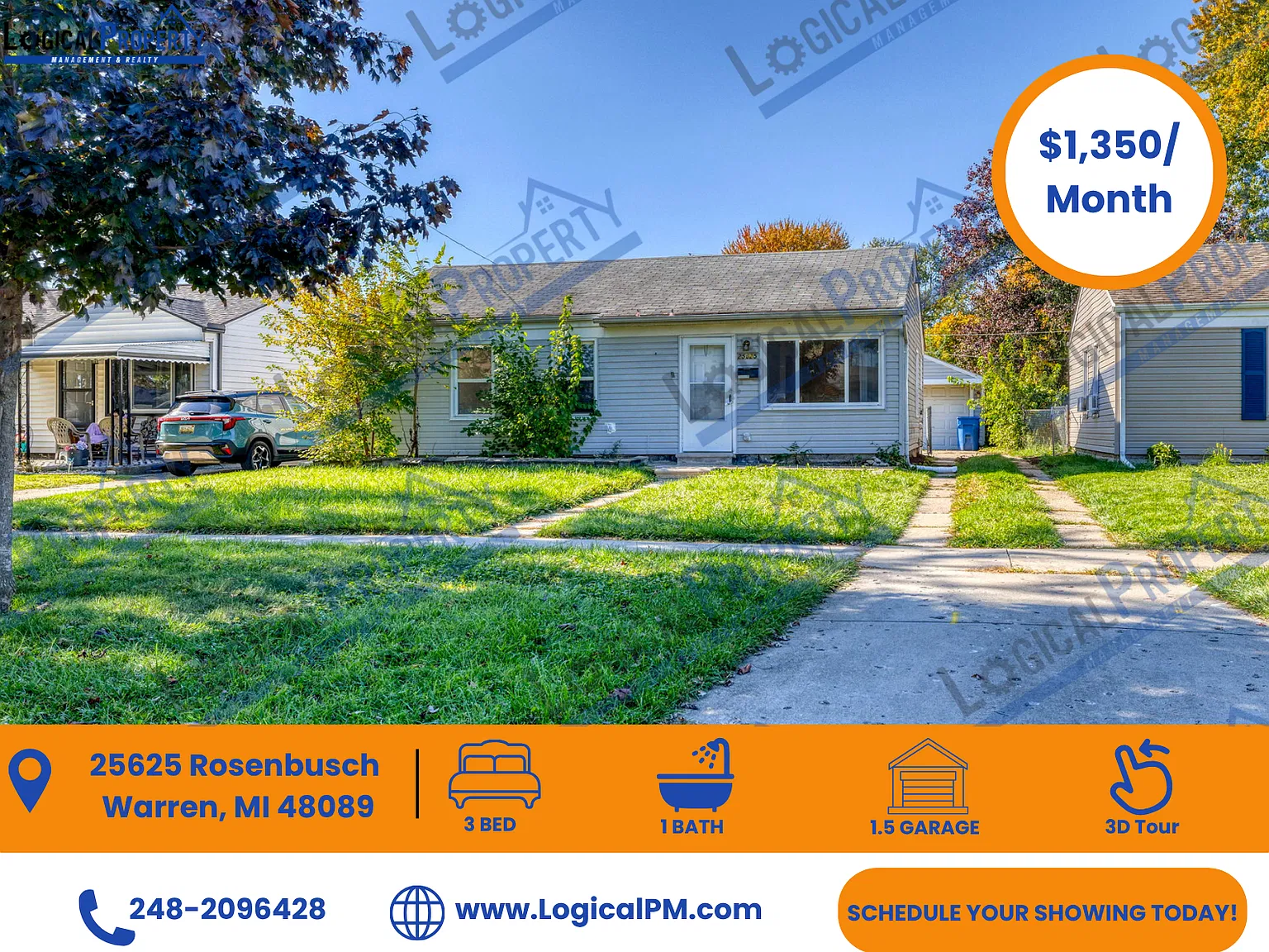 Charming 3Bed/1Bath Ranch Appliances Included & Garage — Photo 1