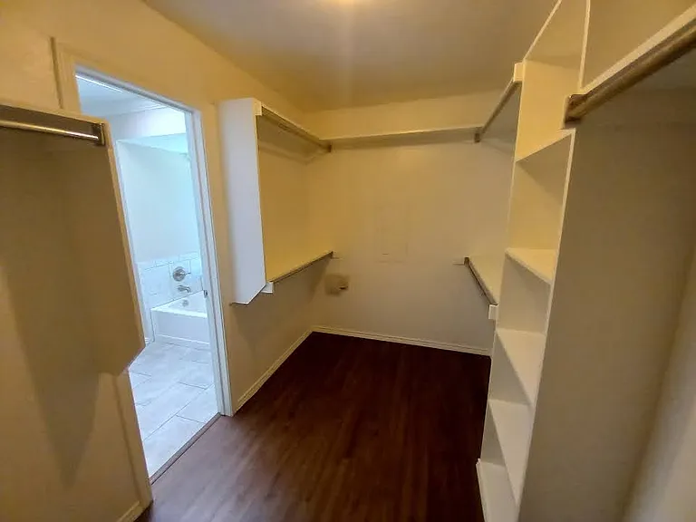 large walk in closet