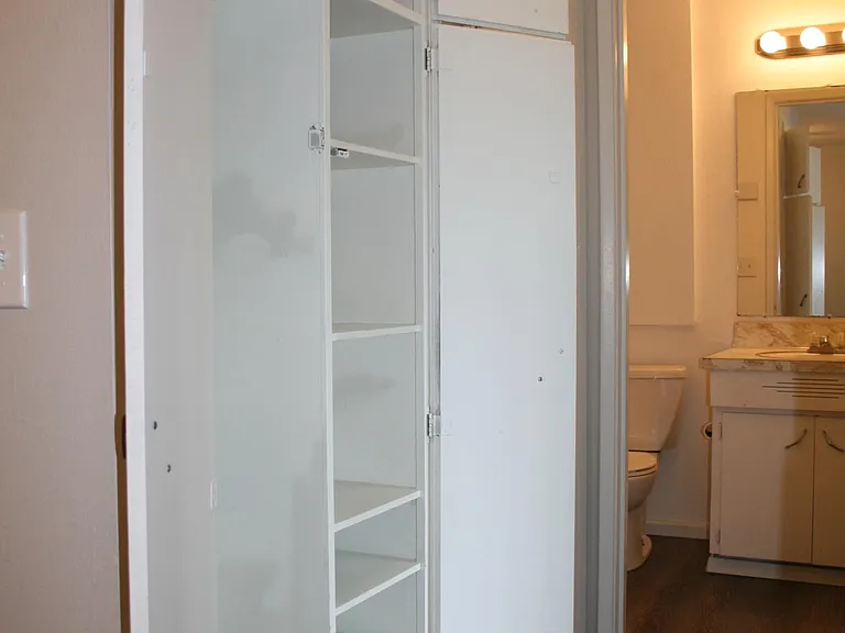 Built-In Storage Cabinets in Hallway