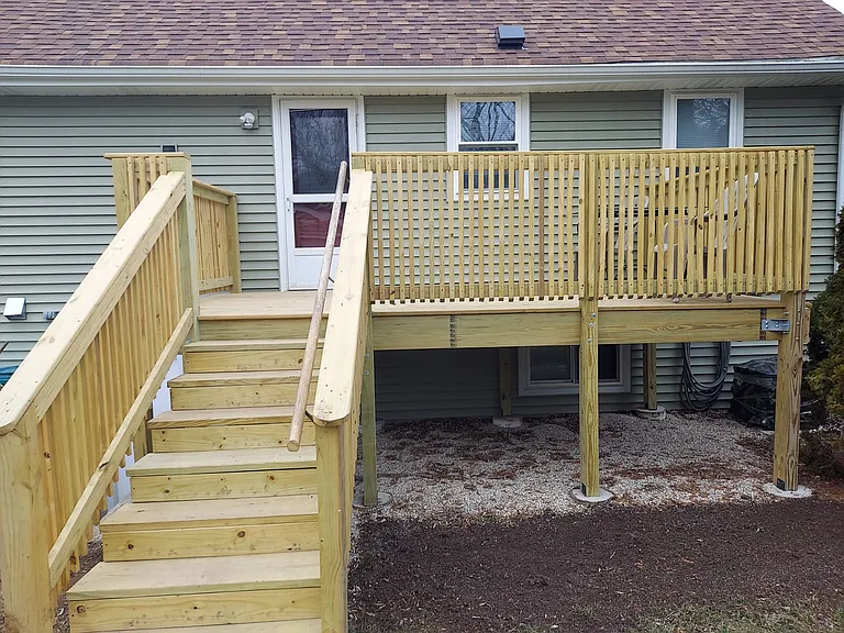 Back deck- rear view