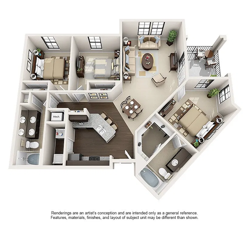 Floor plan Genevieve