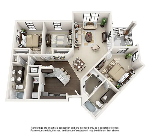 Floor plan Genevieve