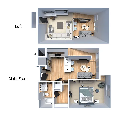 Floor plan Henrik Loft