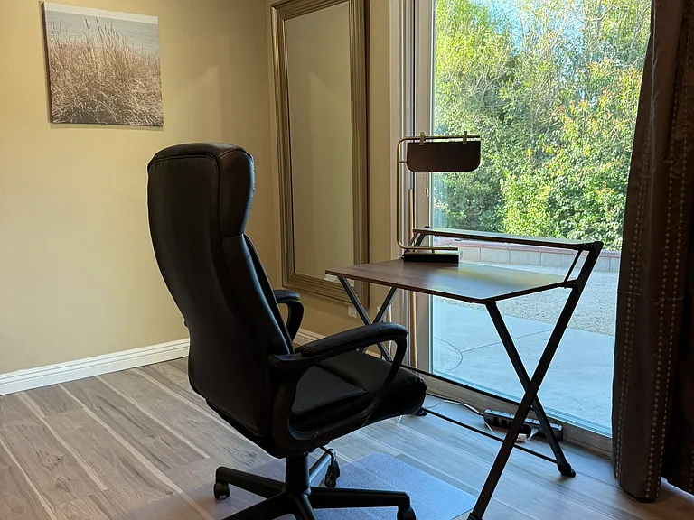 Working area moved to look outside and the mirror exposed