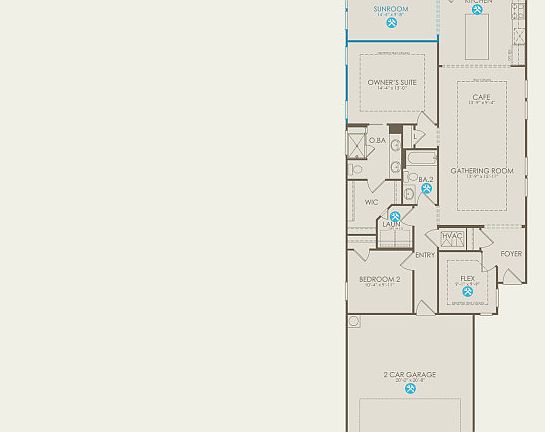 Compass Floor Plan, Quick Move-in Home, Floor 1