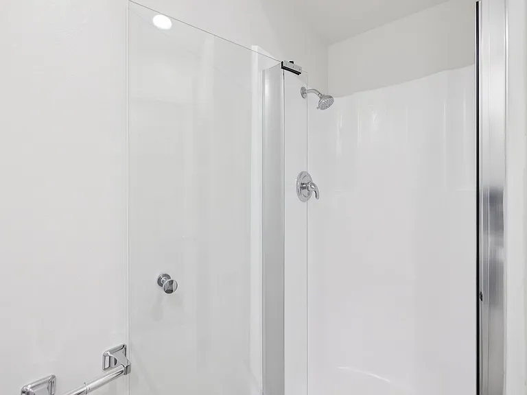 Sparkling clean stall shower