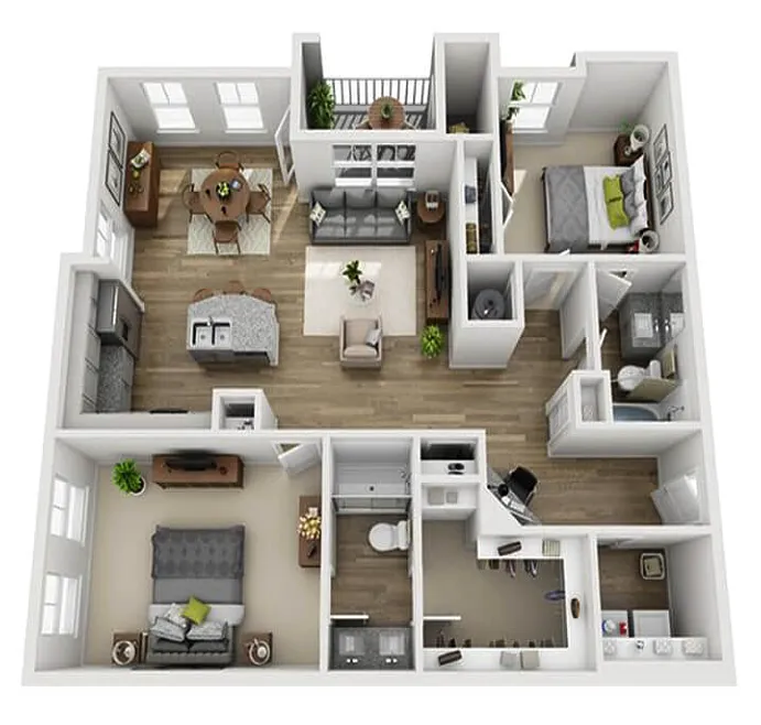 Floor plan The Willow