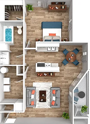 One Bedroom One Bathroom One Bedroom One Bathroom