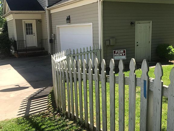 Fenced backyard and attached 2 car garage.