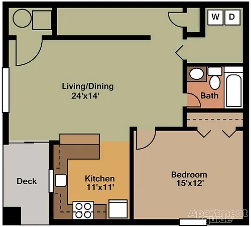 Floor plan 1 Bedroom