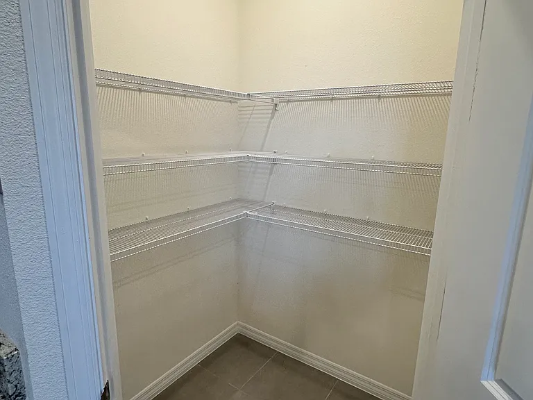 Walk-in pantry.