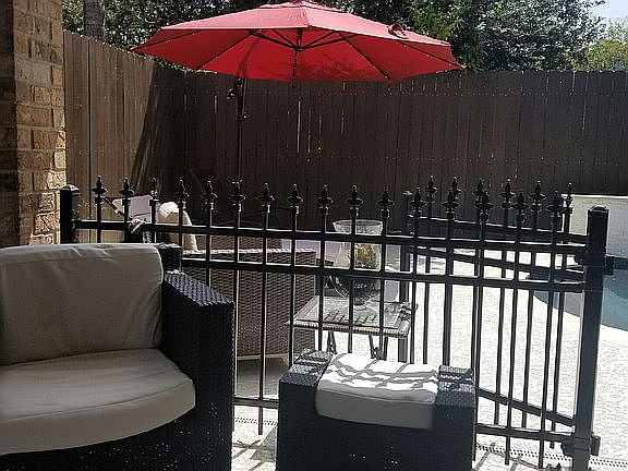 Pool from back porch. 