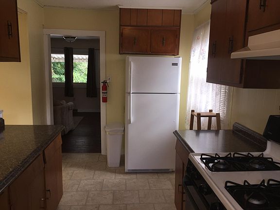 Kitchen with windows