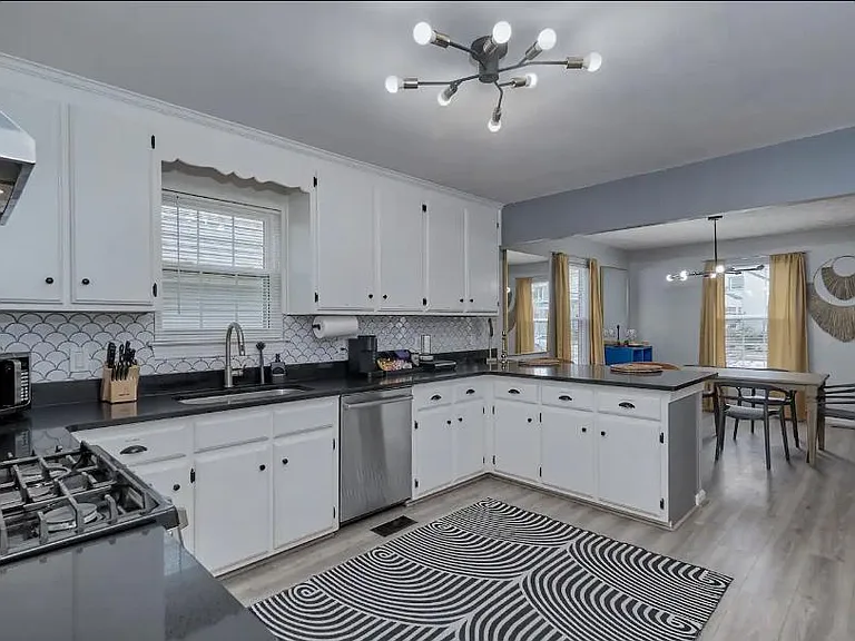 Kitchen and dining room