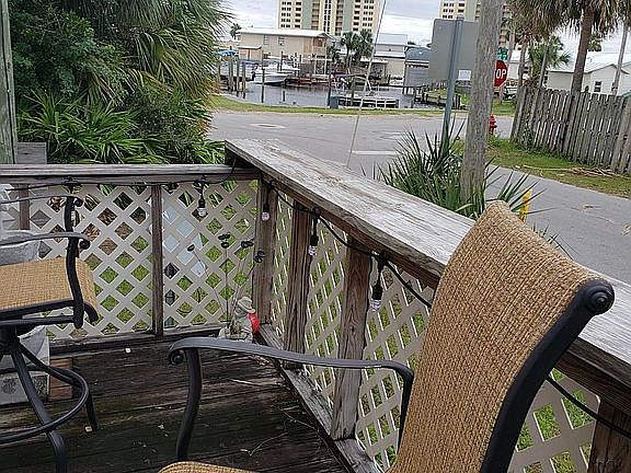 Water view from porch