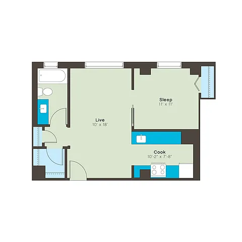 Floor plan bel1bT02